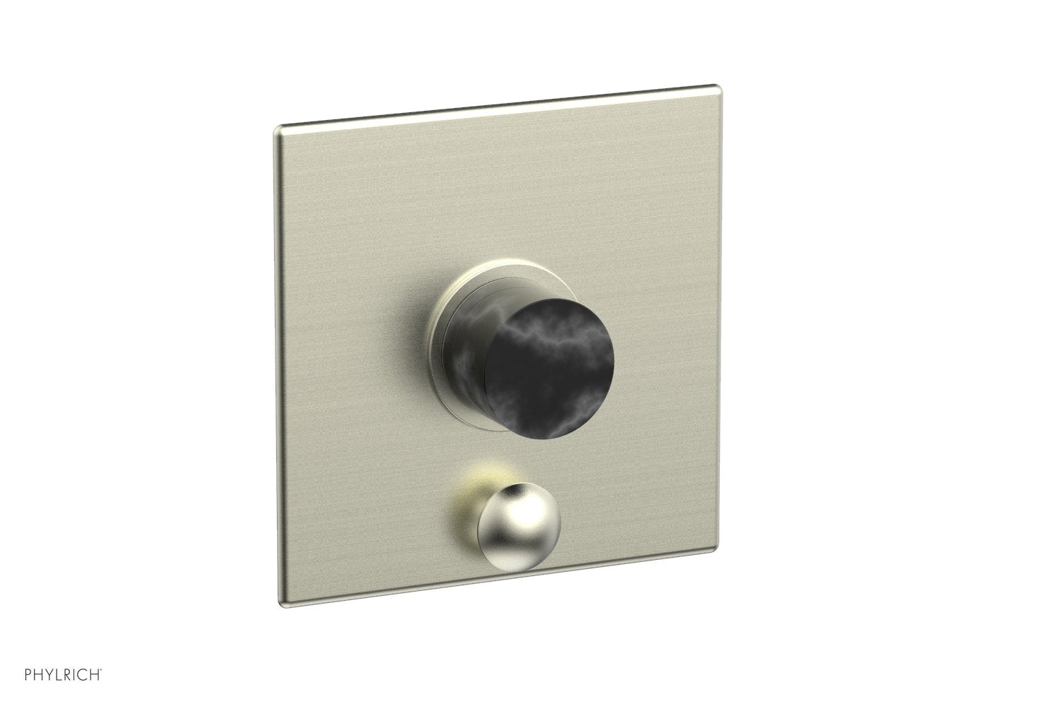Phylrich BASIC II Pressure Balance Shower Plate with Diverter and Handle Trim Set