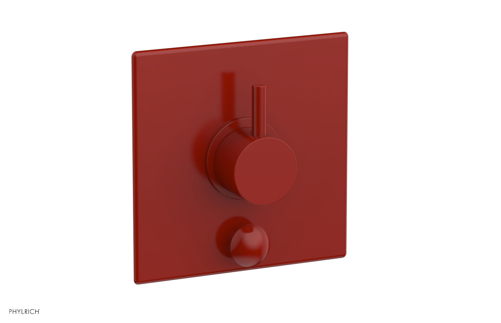 Phylrich BASIC II Pressure Balance Shower Plate with Diverter and Handle Trim Set