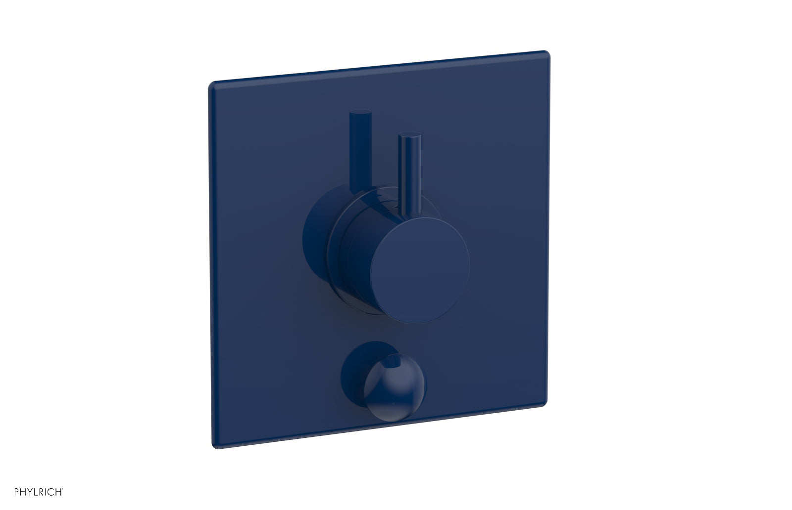 Phylrich BASIC II Pressure Balance Shower Plate with Diverter and Handle Trim Set