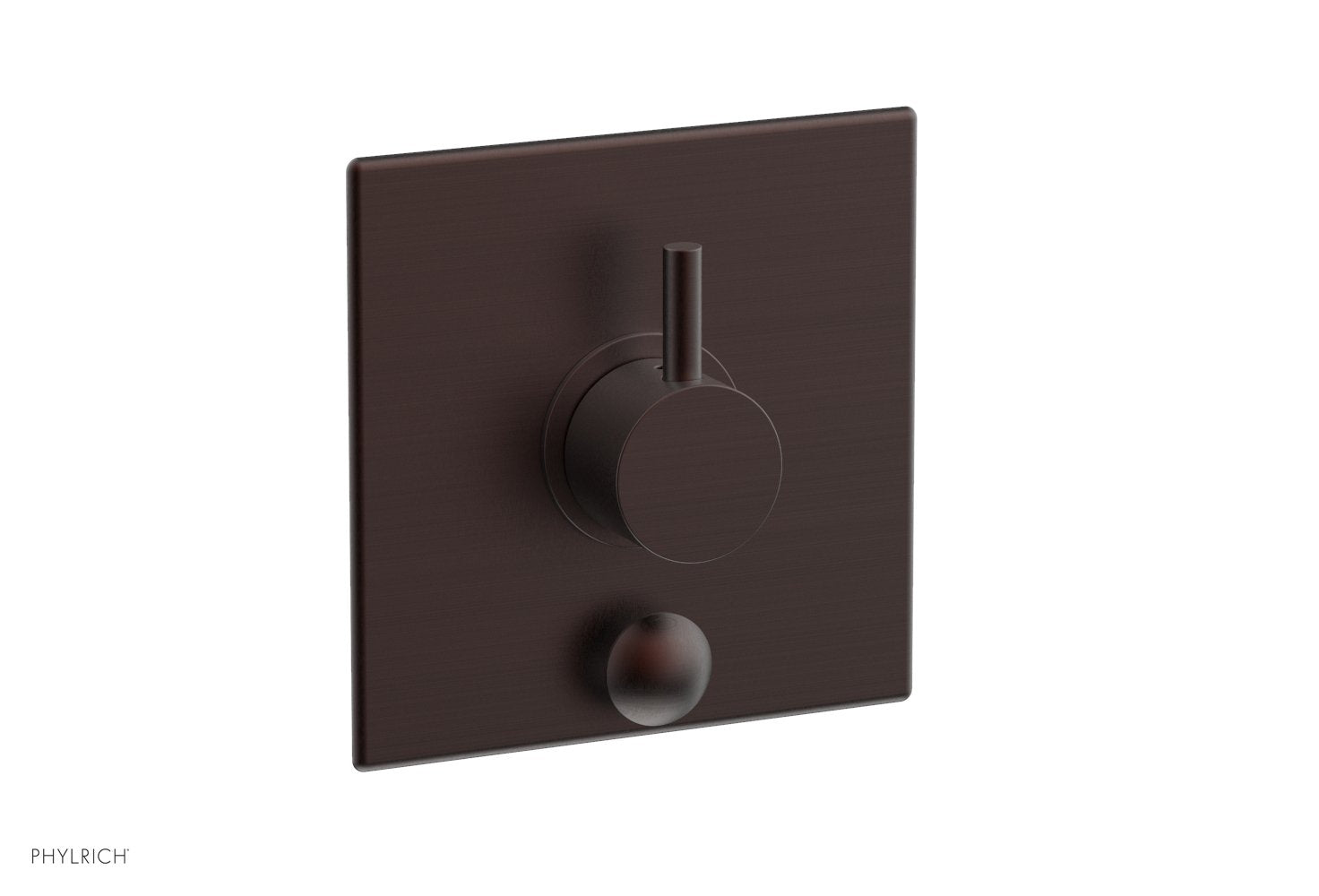 Phylrich BASIC II Pressure Balance Shower Plate with Diverter and Handle Trim Set