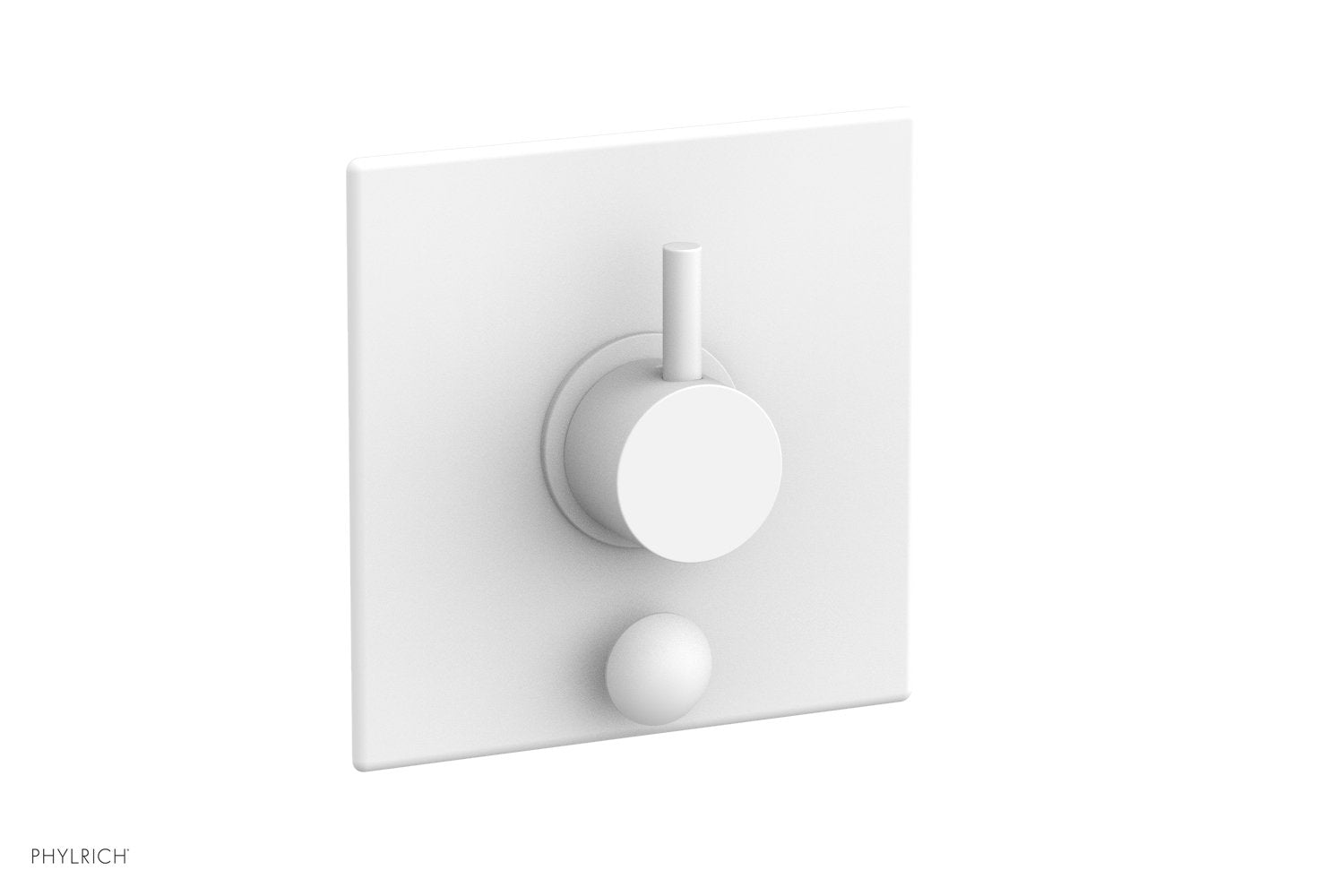 Phylrich BASIC II Pressure Balance Shower Plate with Diverter and Handle Trim Set