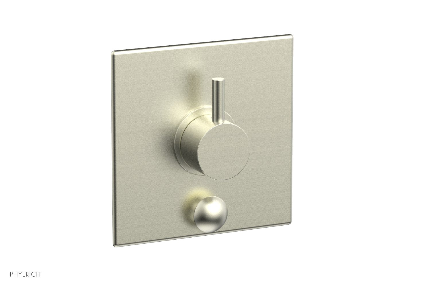Phylrich BASIC II Pressure Balance Shower Plate with Diverter and Handle Trim Set