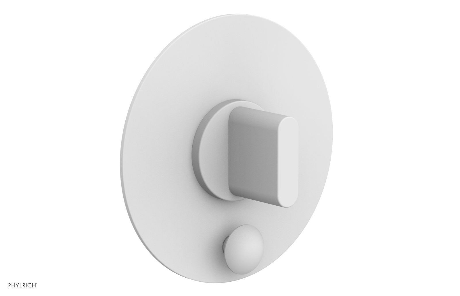 Phylrich ROND Pressure Balance Shower Plate with Diverter and Handle Trim Set