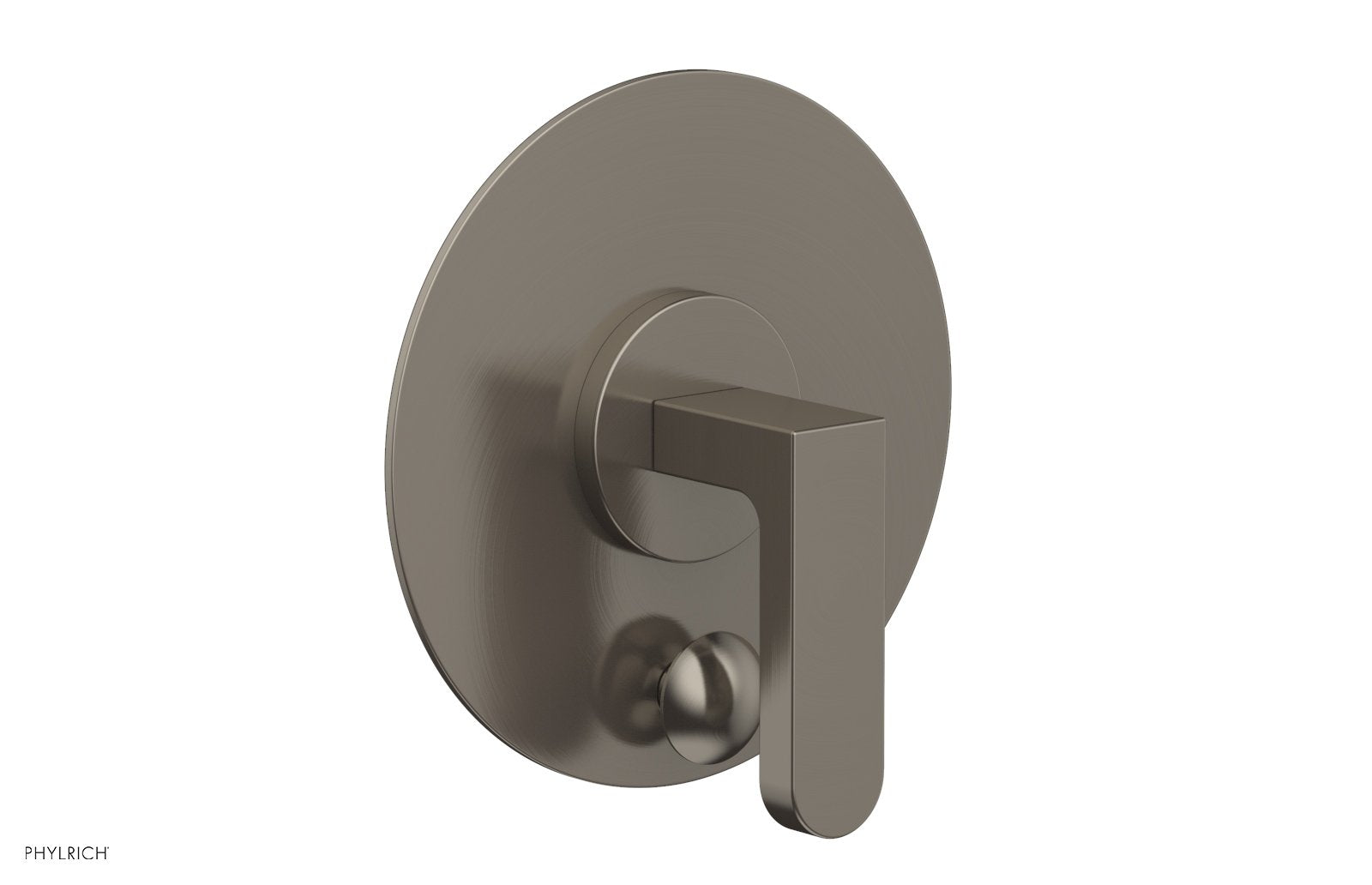 Phylrich ROND Pressure Balance Shower Plate with Diverter and Handle Trim Set