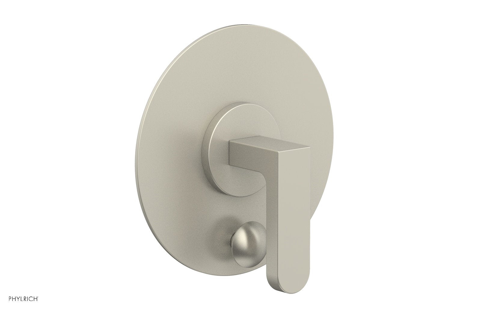 Phylrich ROND Pressure Balance Shower Plate with Diverter and Handle Trim Set