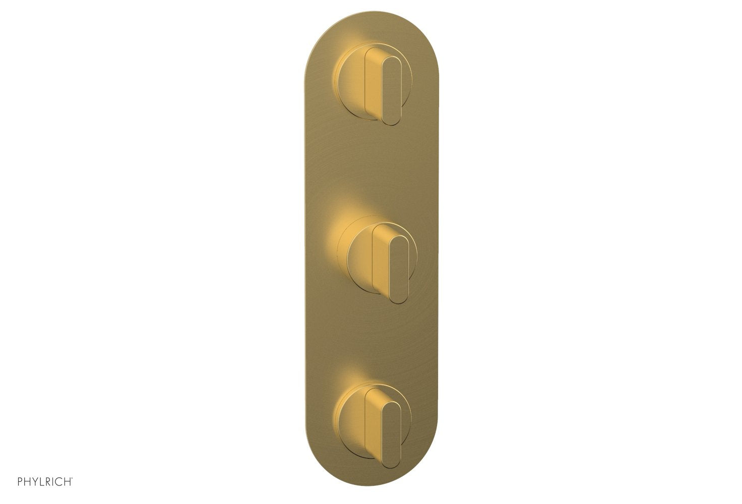 Phylrich ROND 3/4" Thermostatic Valve with Two Volume Control, Blade Handles