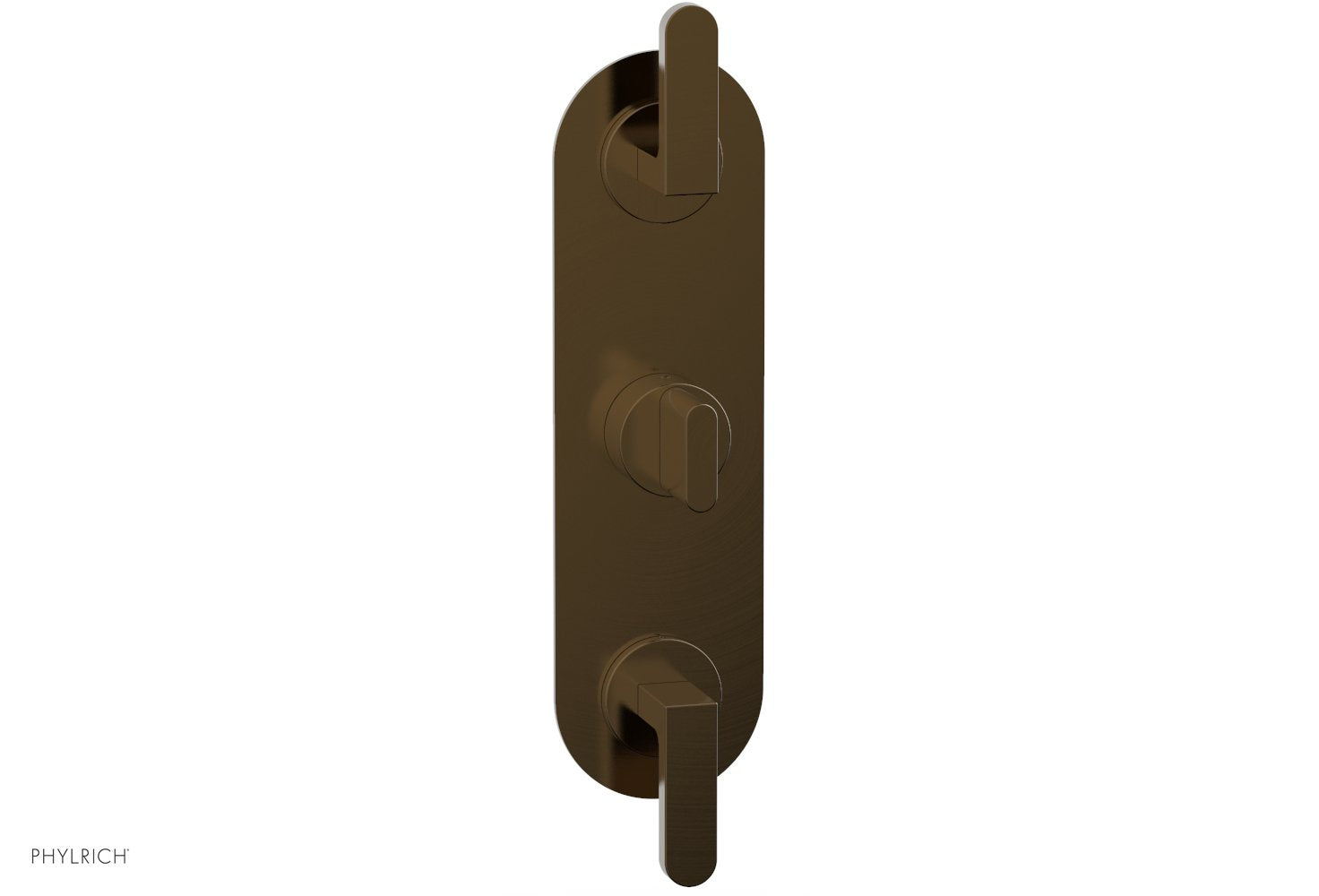 Phylrich ROND 1/2" Thermostatic Valve with Two Volume Control, Lever Handles