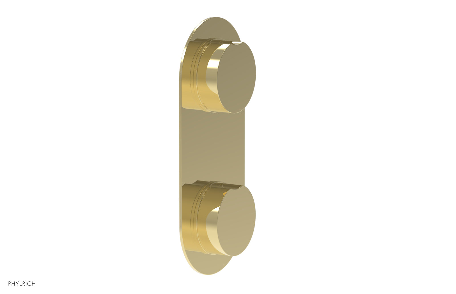 Phylrich CIRC Thermostatic Valve with Volume Control or Diverter