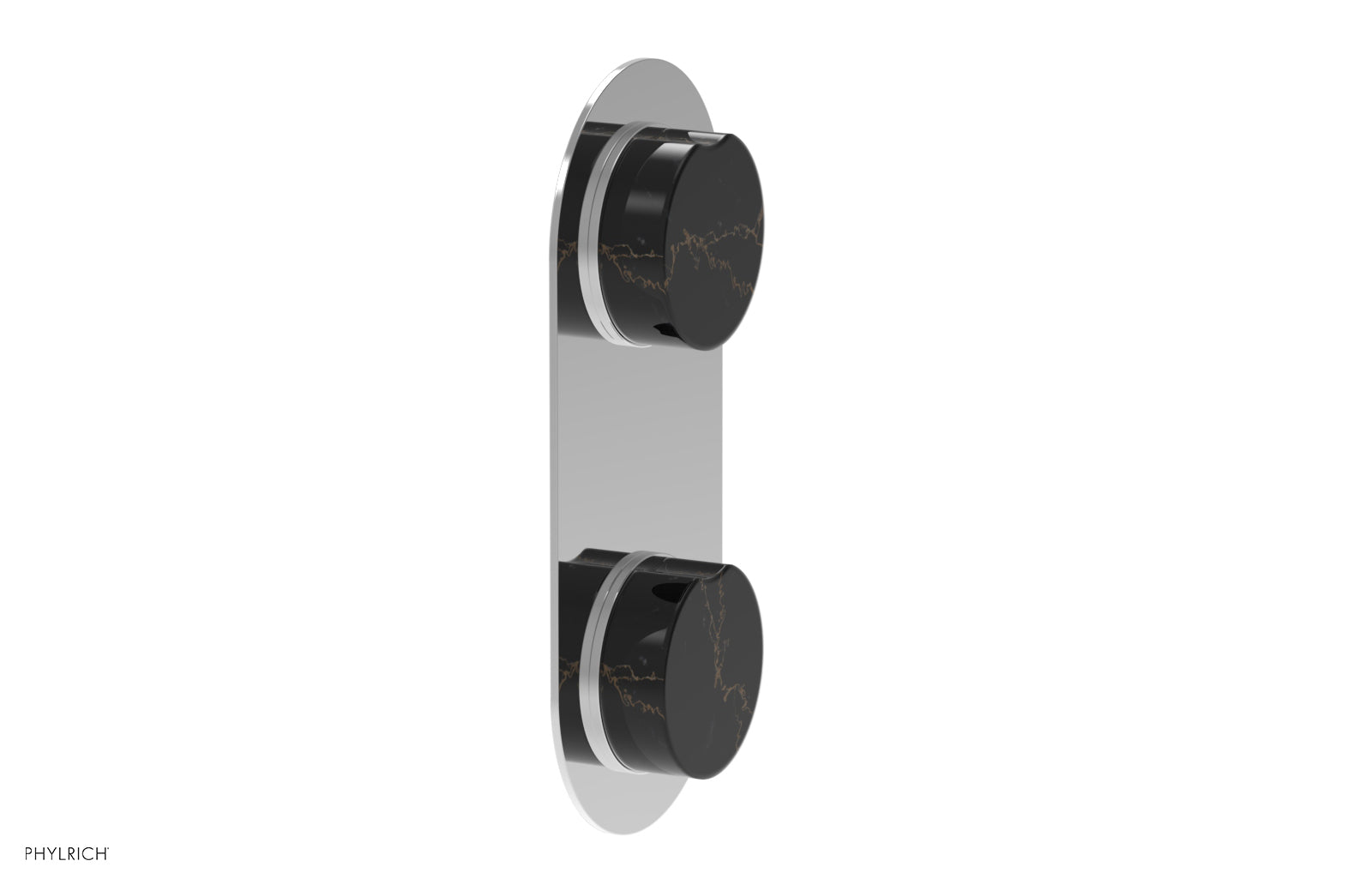 polished chrome valve