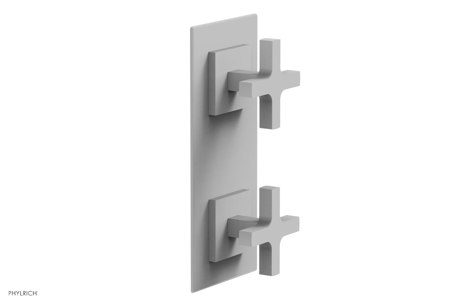Phylrich CROI Thermostatic Valve with Volume Control or Diverter - Cross Handles