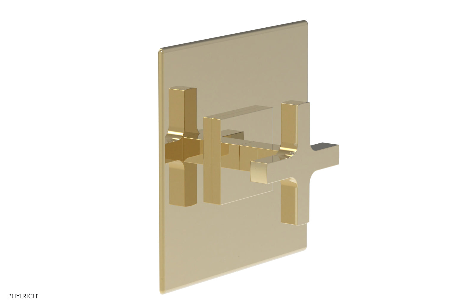 Phylrich CROI Thermostatic Shower Trim, Cross Handle