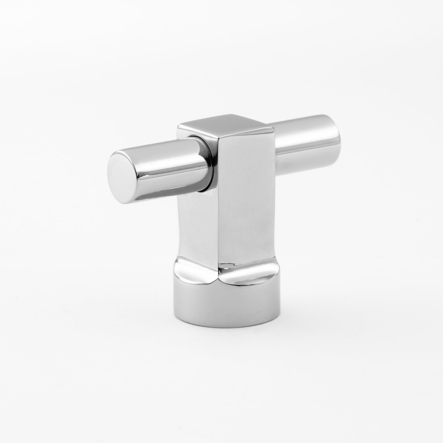 polished chrome knob