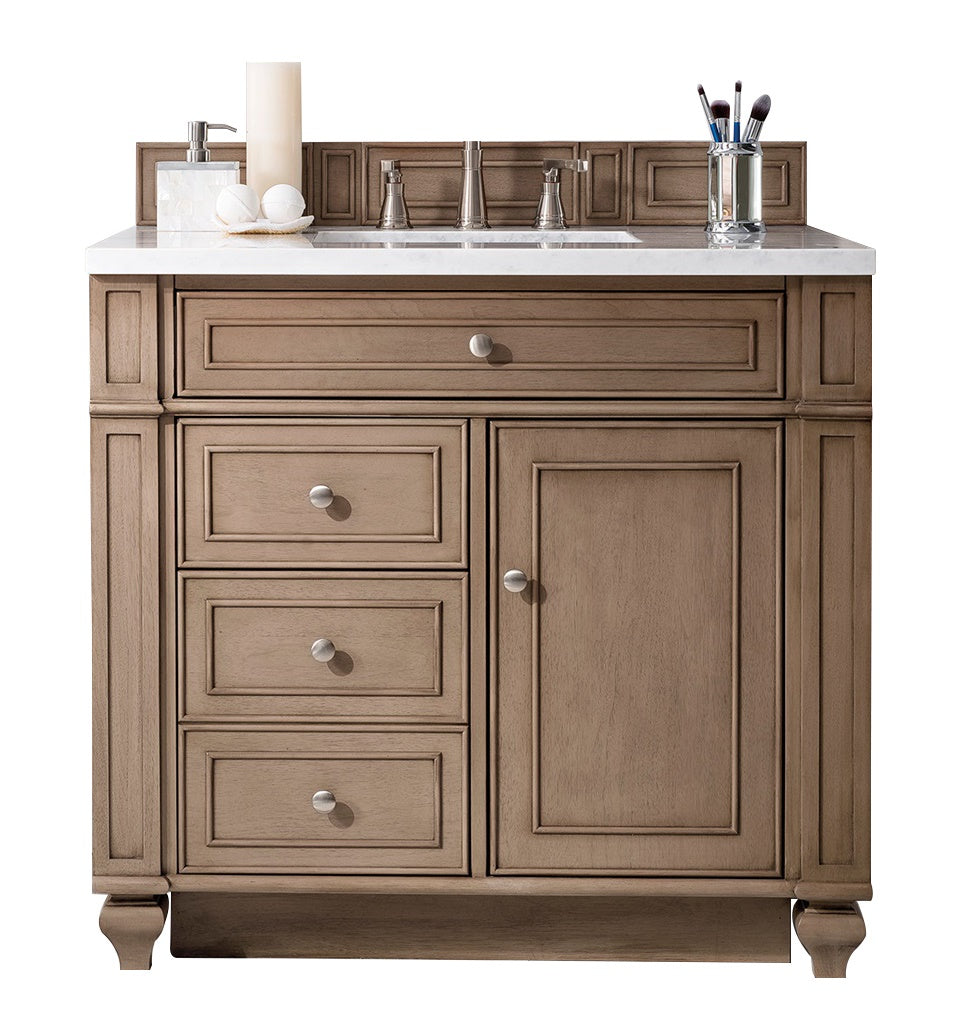 whitewashed walnut vanity