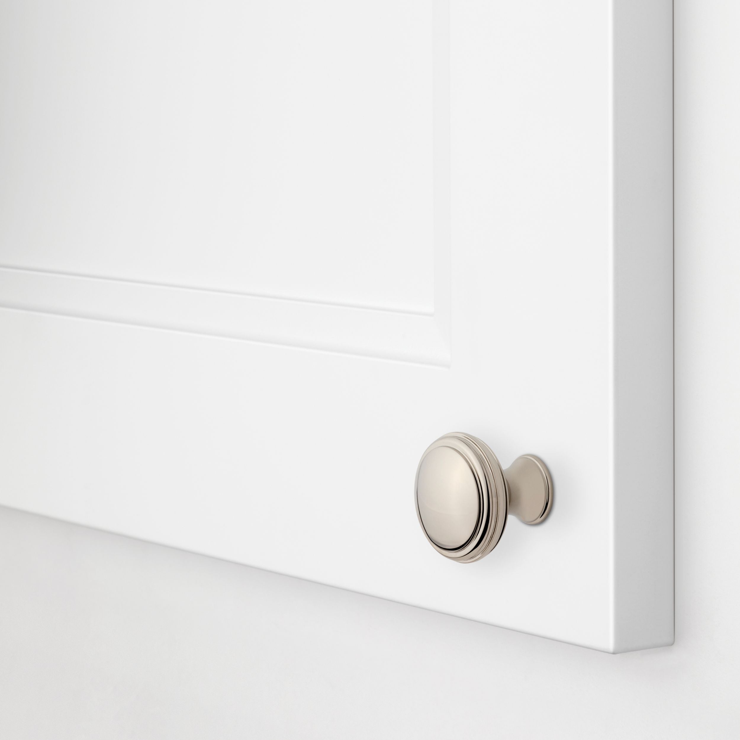 polished nickel knob