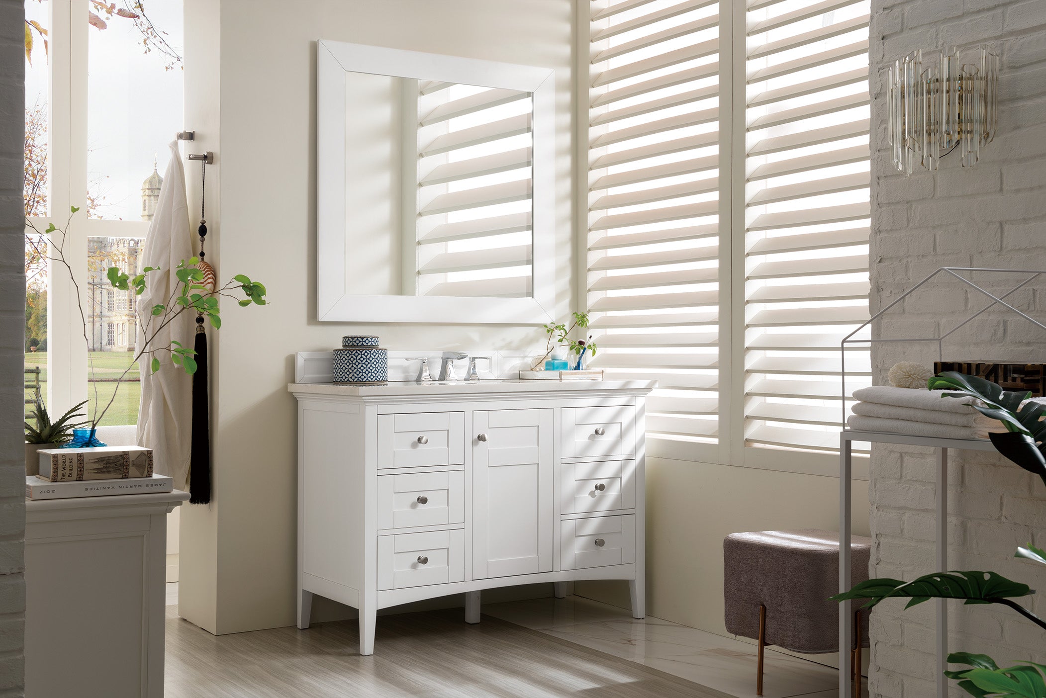 arctic fall solid surface top vanity