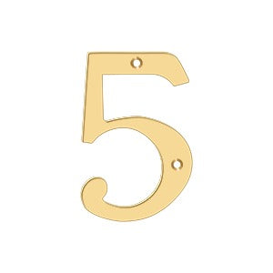 pvd polished brass numbers