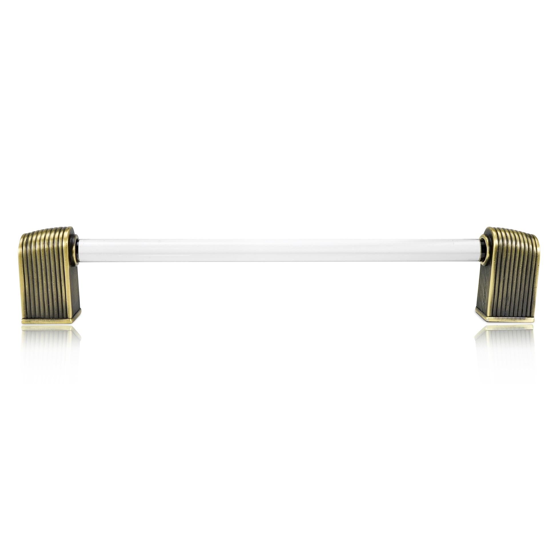 burnish brass pull