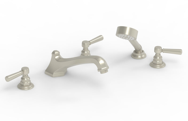 Phylrich HEX TRADITIONAL Deck Tub Set with Hand Shower