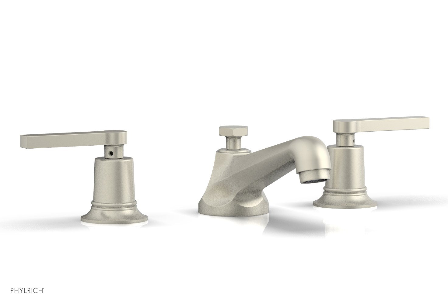 Phylrich HEX MODERN Widespread Faucet Low Lever Handles