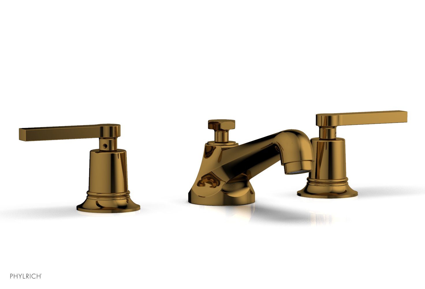 Phylrich HEX MODERN Widespread Faucet Low Lever Handles