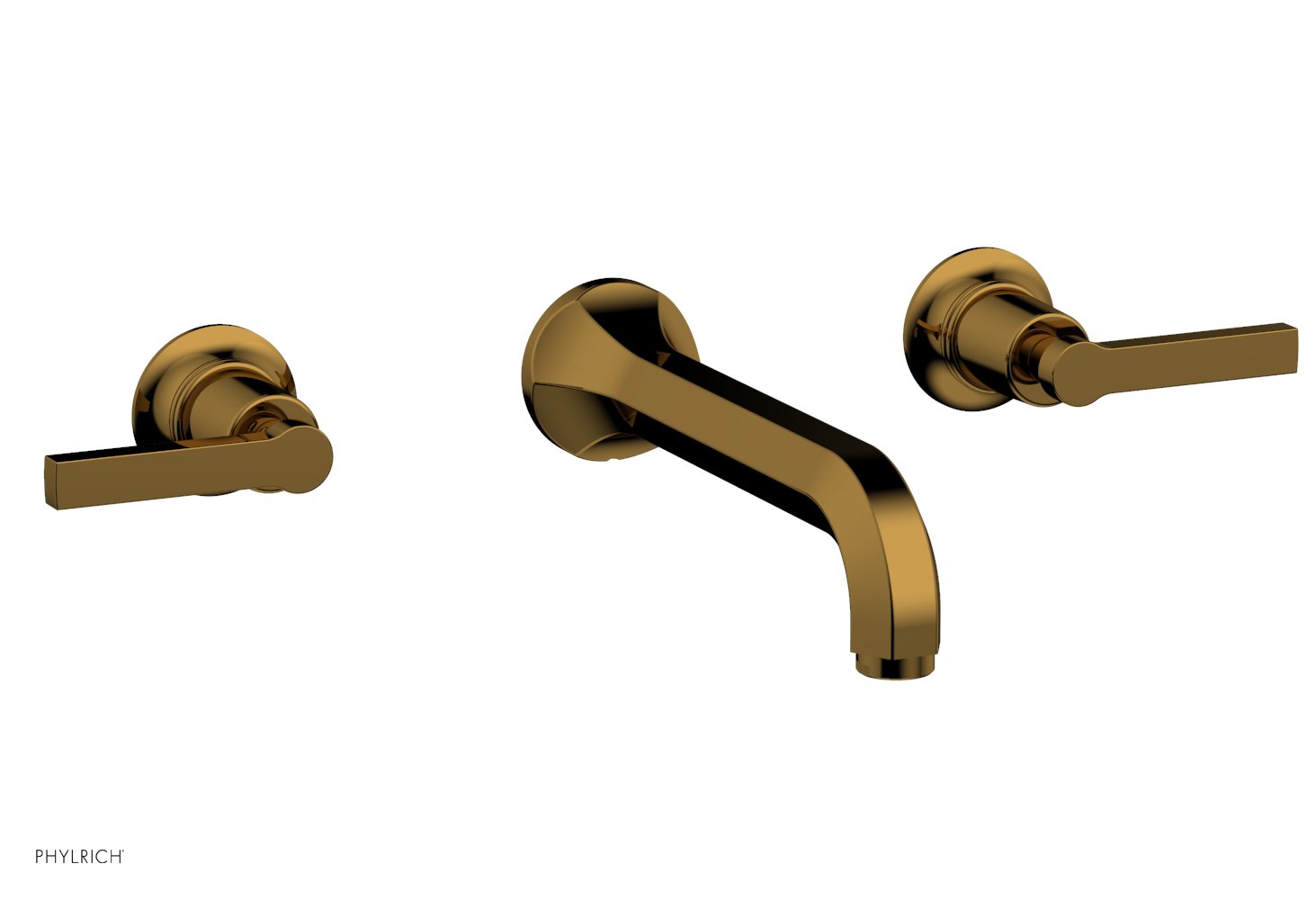 Phylrich HEX MODERN Wall Lavatory Set - Lever Handles