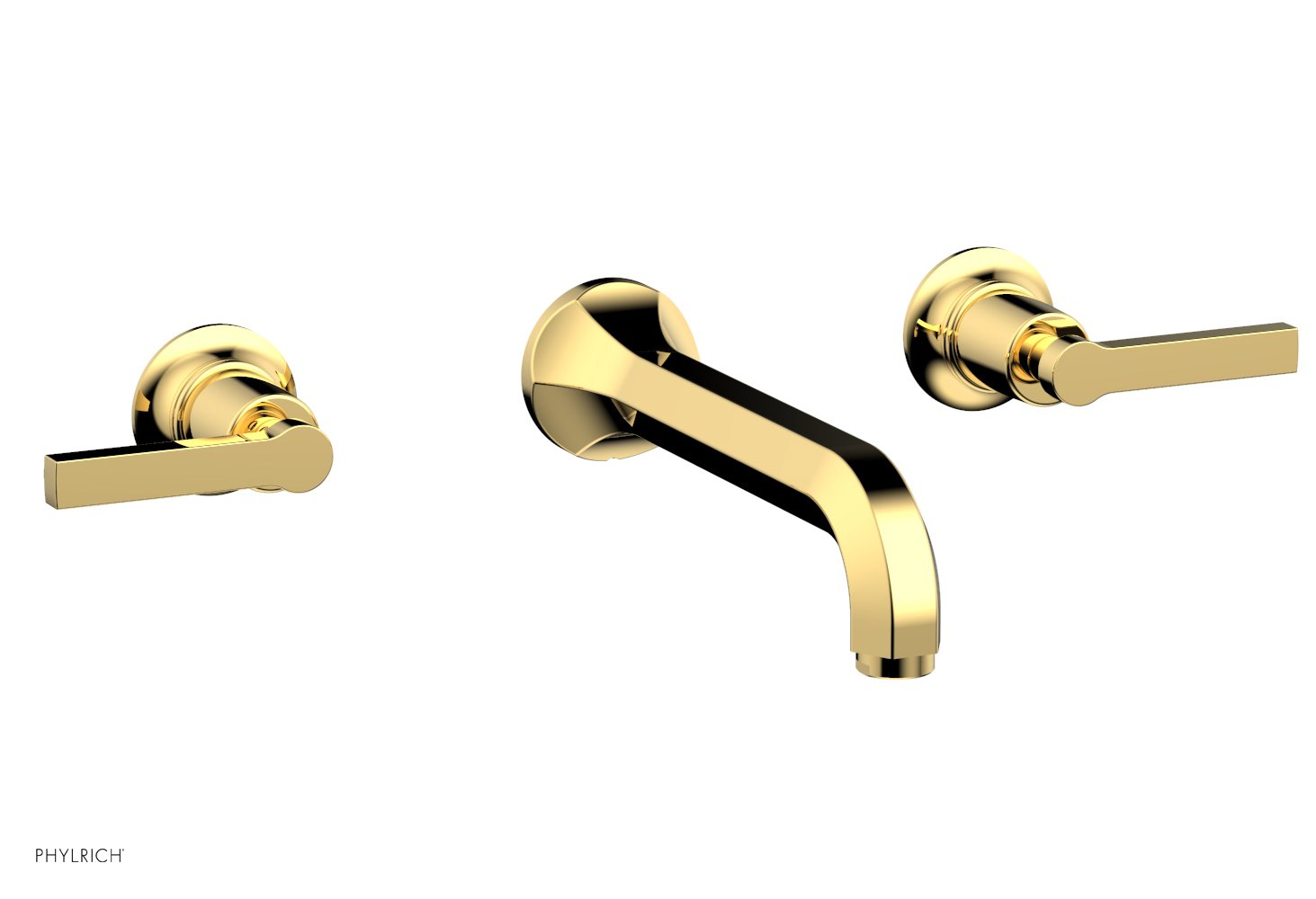 Phylrich HEX MODERN Wall Lavatory Set - Lever Handles