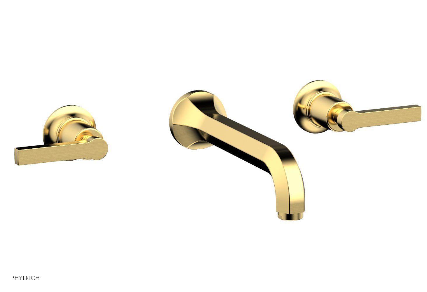 Phylrich HEX MODERN Wall Lavatory Set - Lever Handles