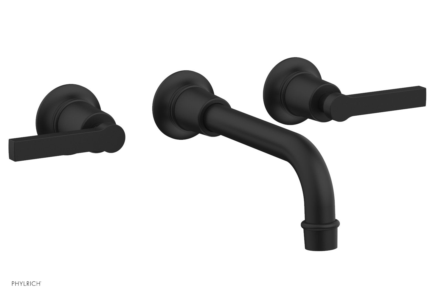 Phylrich HEX MODERN Wall Lavatory Set with Lever Handles