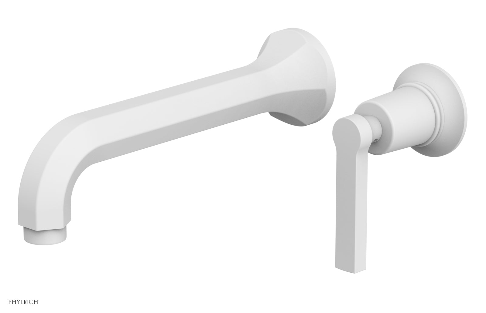Phylrich HEX MODERN Single Handle Wall Lavatory Set - Lever Handle