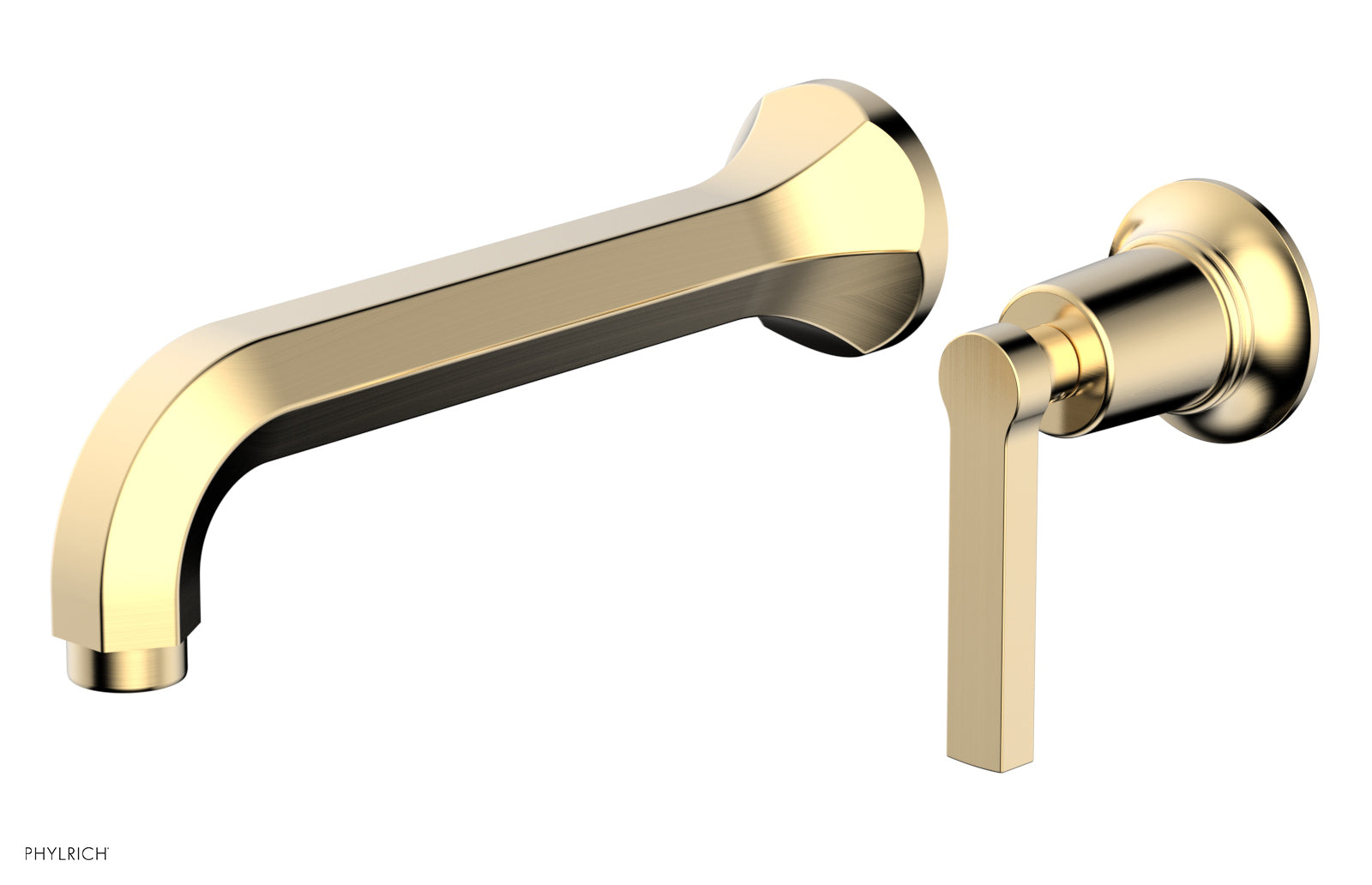 Phylrich HEX MODERN Single Handle Wall Lavatory Set - Lever Handle
