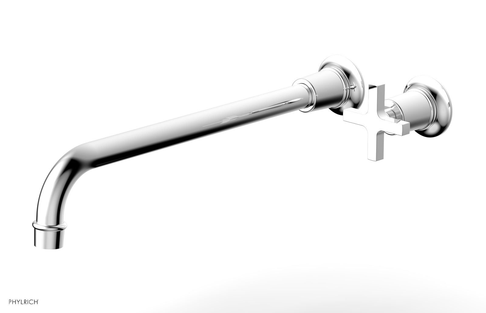 polished chrome lavatory set