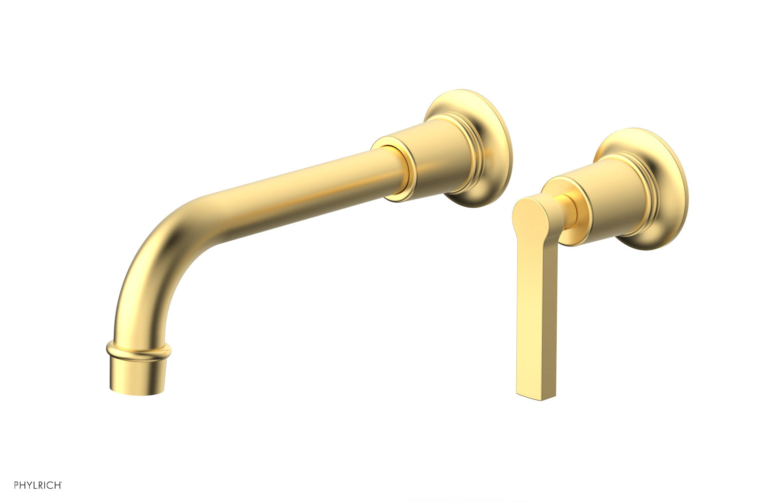 Phylrich HEX MODERN Single Handle Wall Lavatory Set - Lever Handle