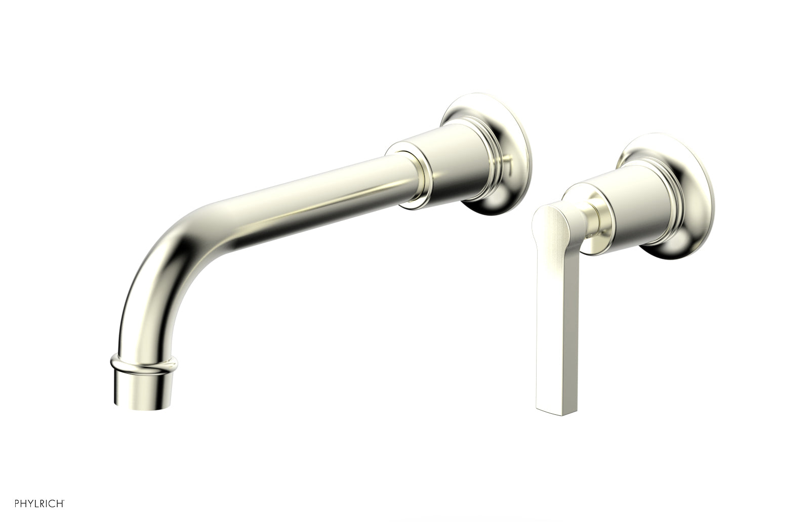 Phylrich HEX MODERN Single Handle Wall Lavatory Set - Lever Handle