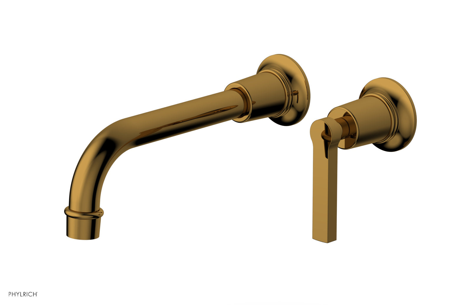 Phylrich HEX MODERN Single Handle Wall Lavatory Set - Lever Handle