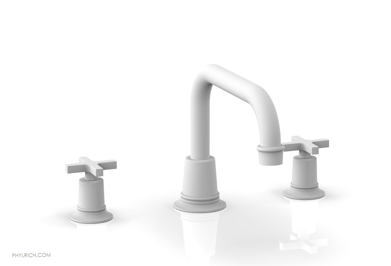 Phylrich HEX MODERN Deck Tub Set - Cross Handles