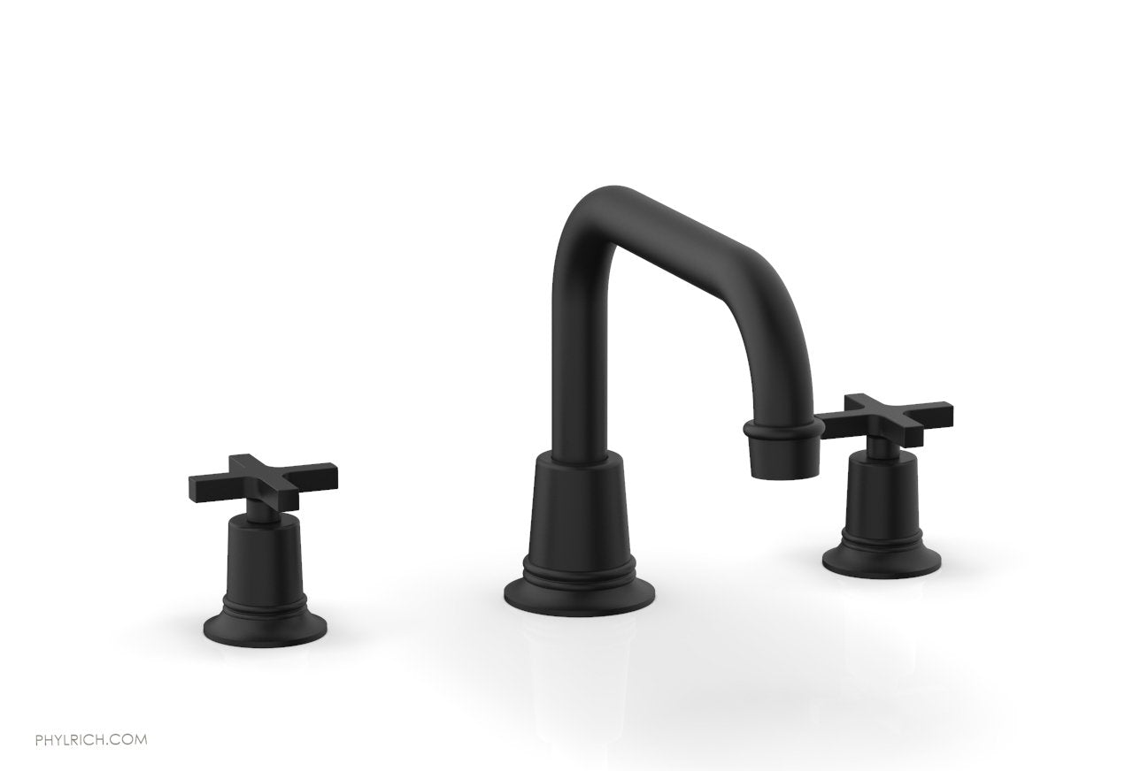 Phylrich HEX MODERN Deck Tub Set - Cross Handles