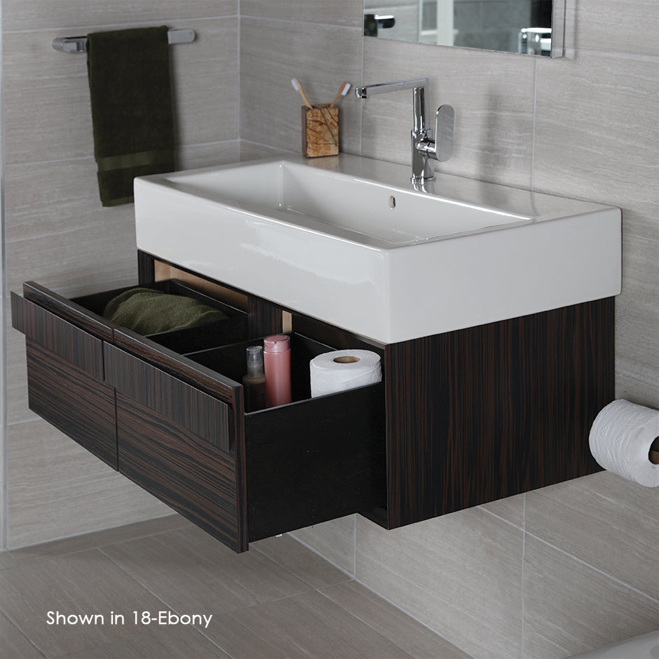 matte black vanity