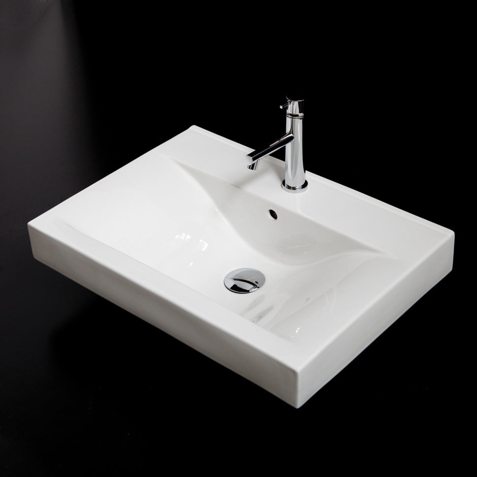 white sink