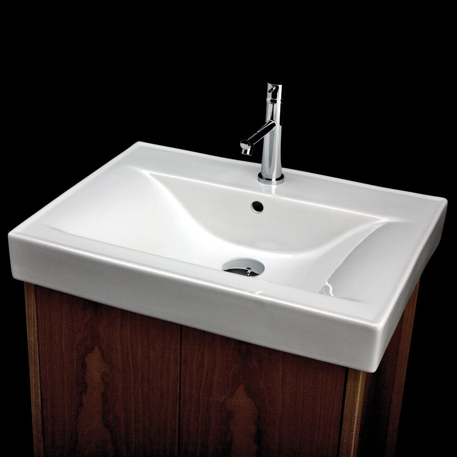 white sink