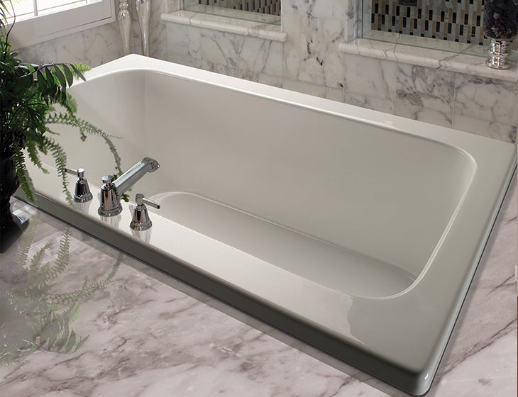 white bathtub