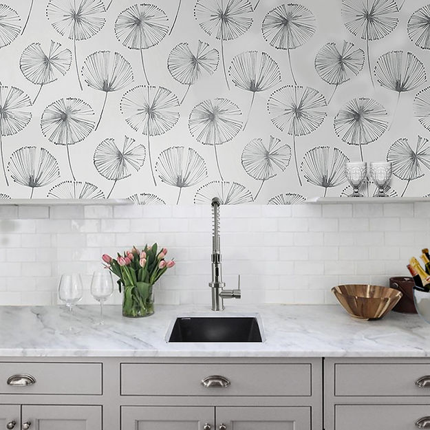 black kitchen sink