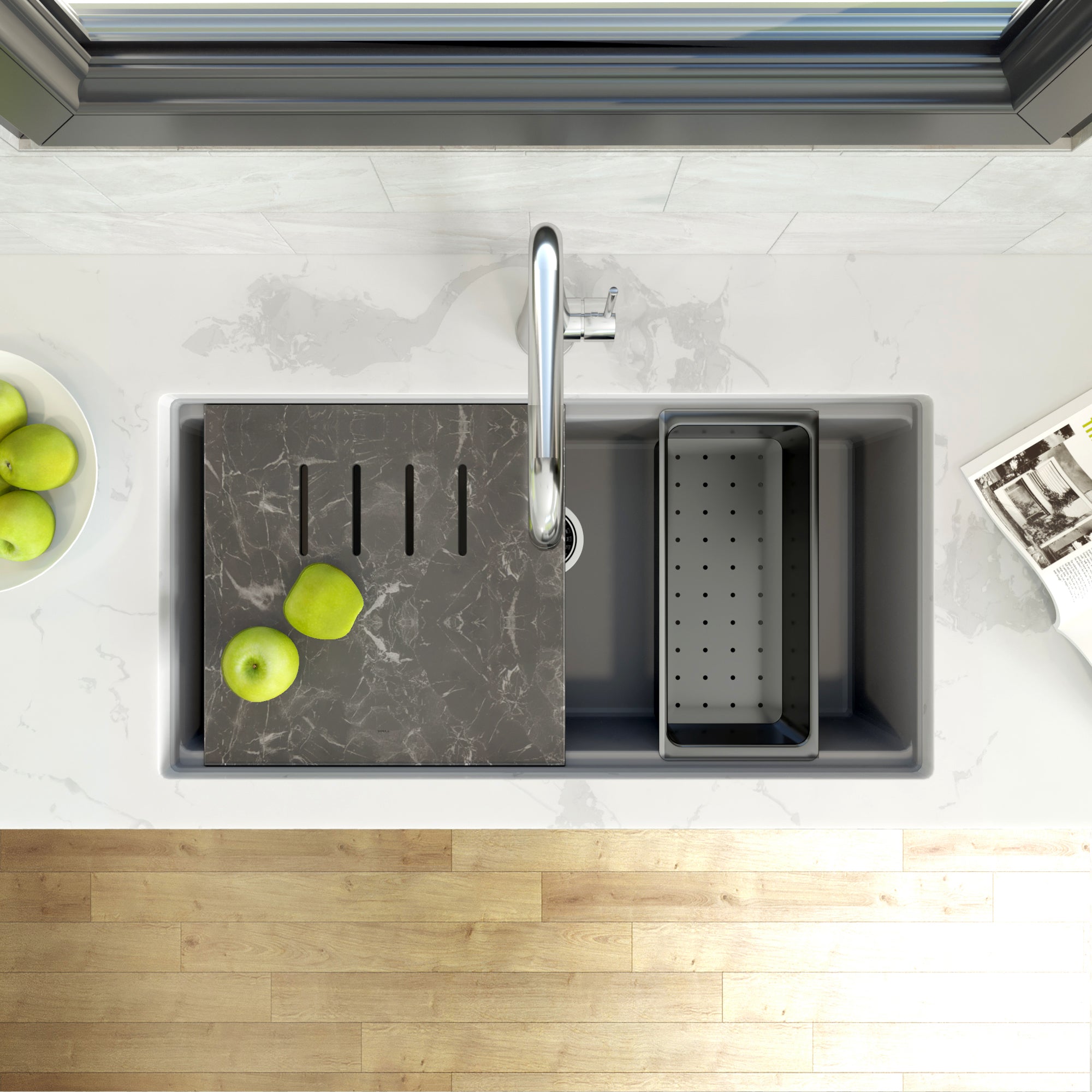 titanium kitchen sink