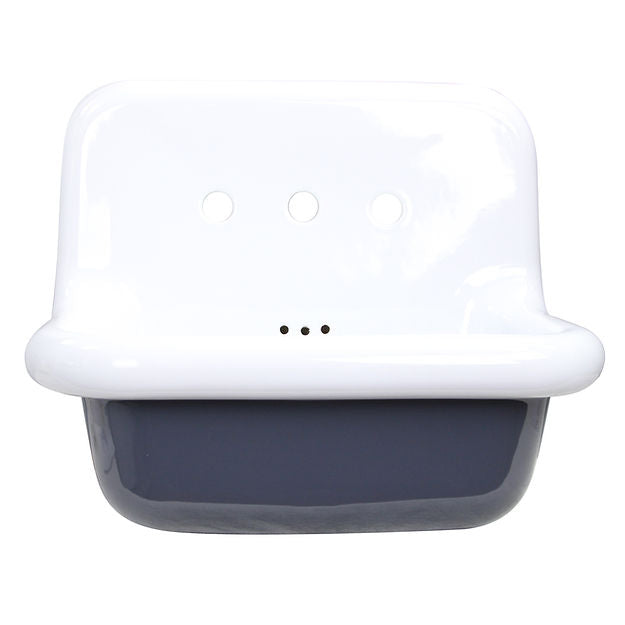 Nantucket Sinks Victorian Collection 24 inch Fireclay Wallmount Bathroom Sink