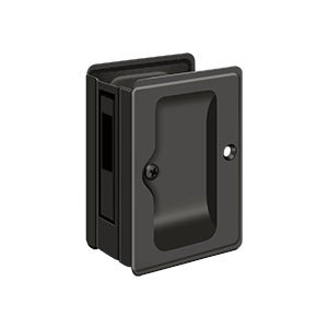 Deltana Adjustable HD Pocket Lock, 3-1/4" x 2-1/4" Sliding Door Receiver
