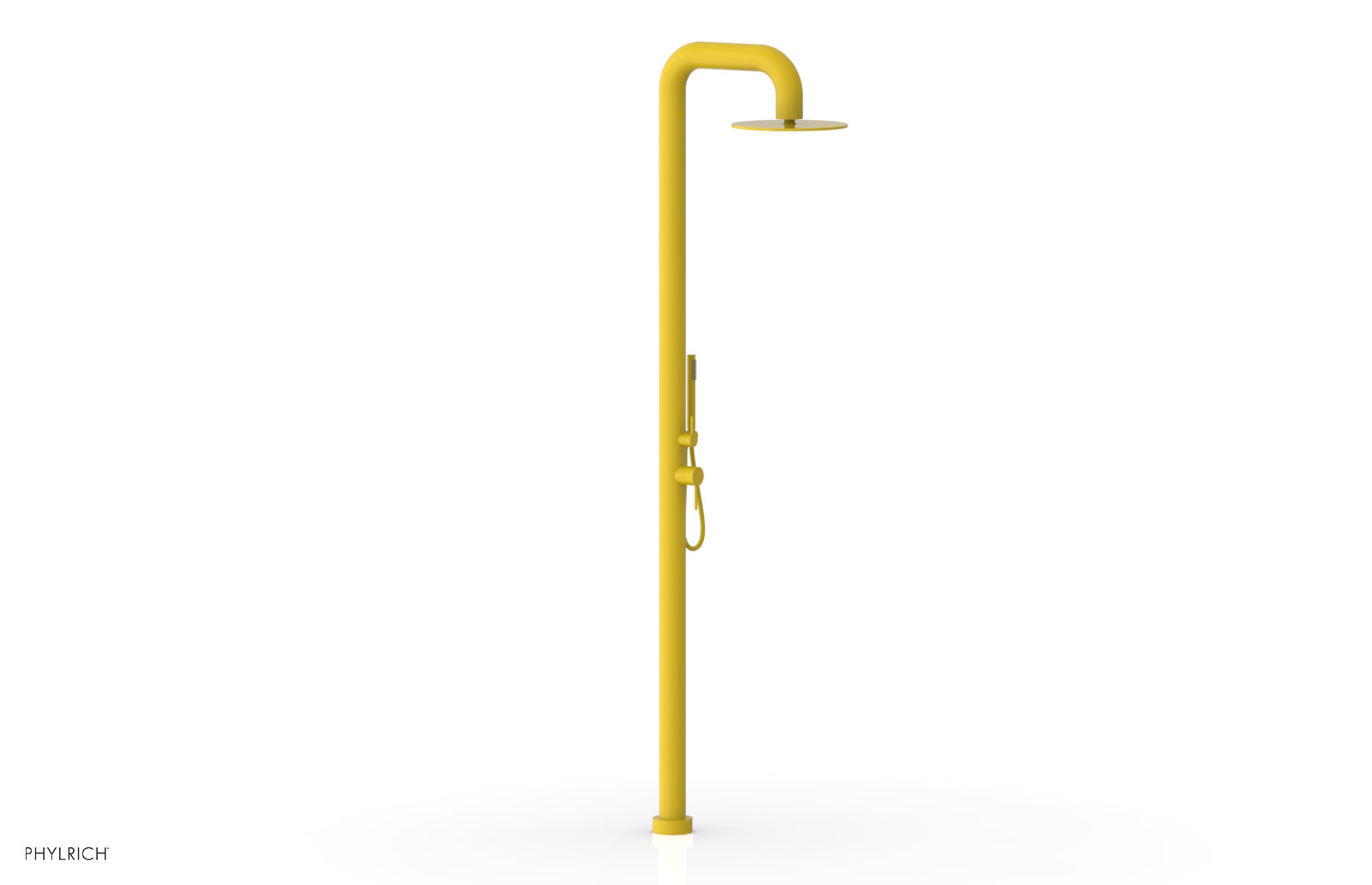 Phylrich OUTDOOR SHOWER Pressure Balance Shower with 12" Rain Head and Hand Shower