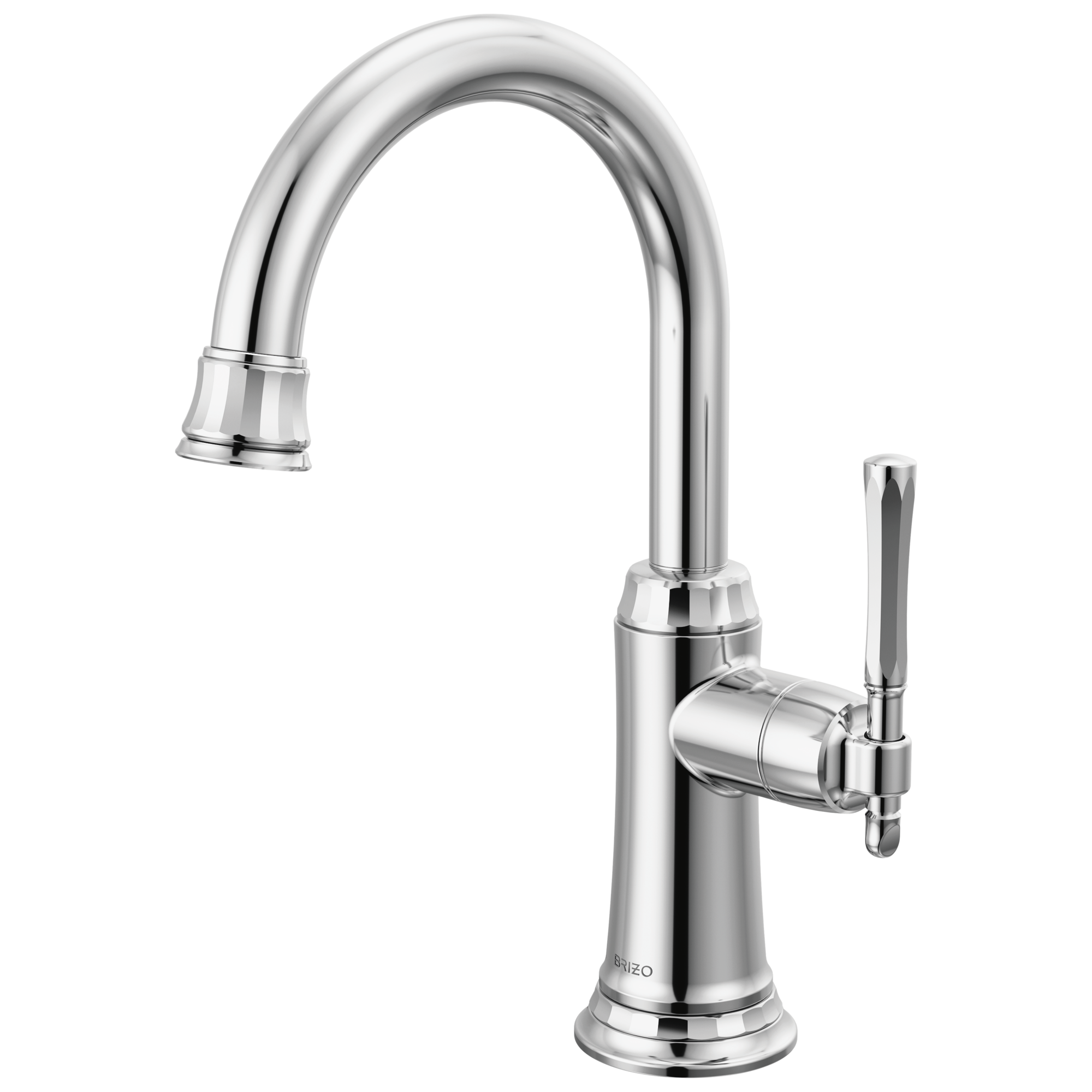 chrome beverage faucet