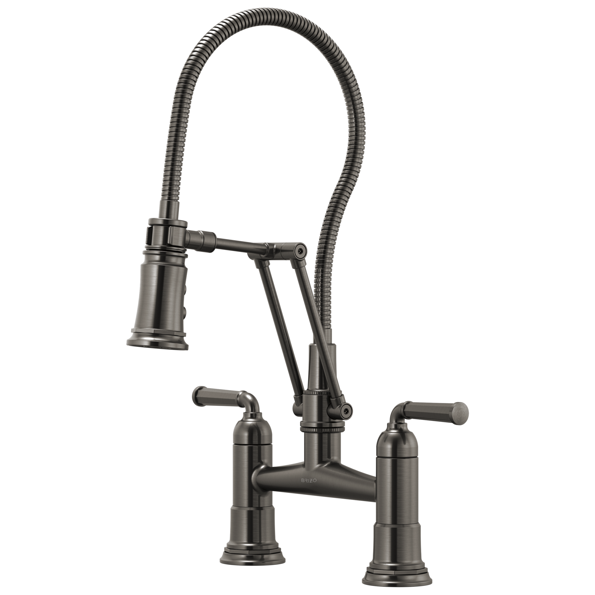 luxe steel bridge faucet