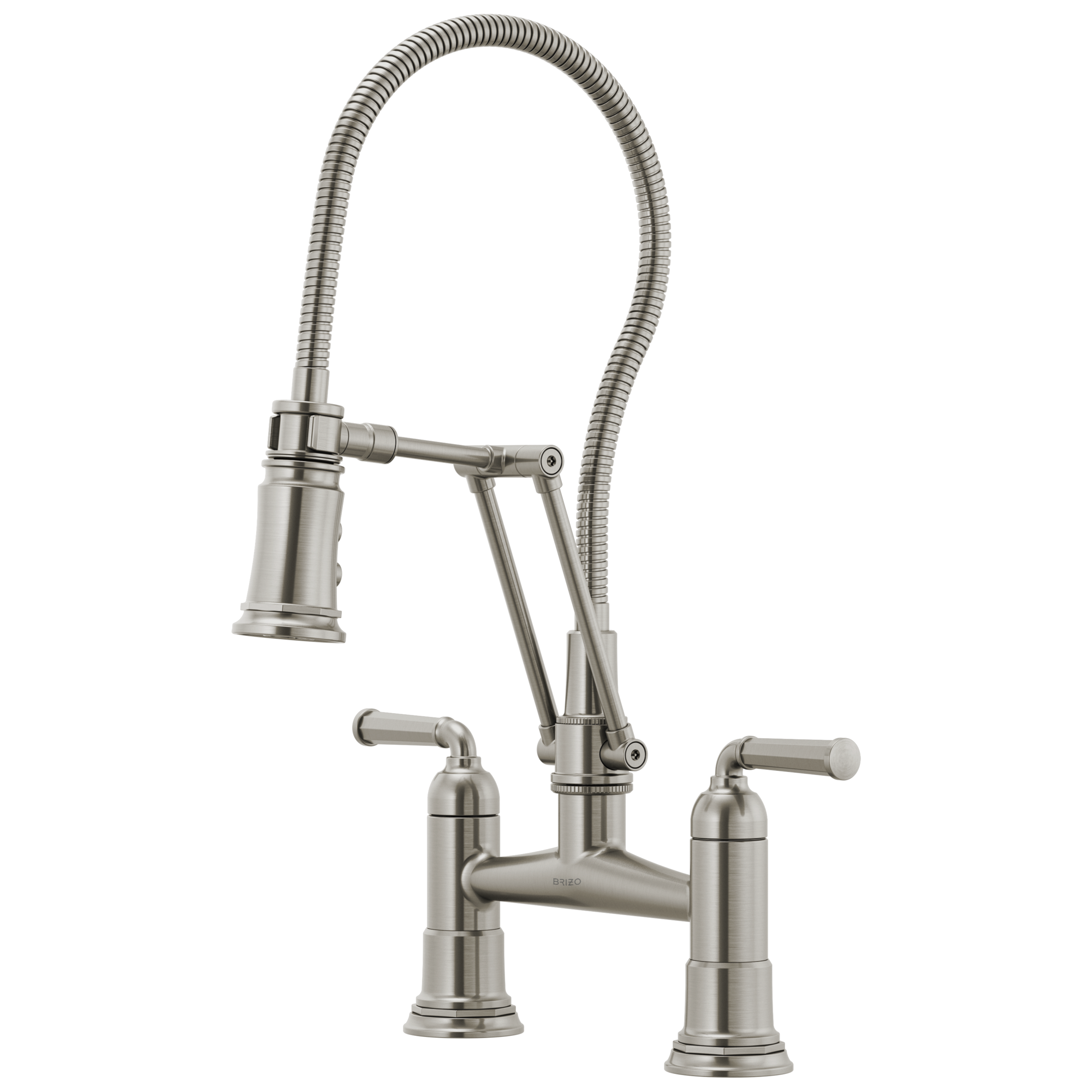 stainless bridge faucet
