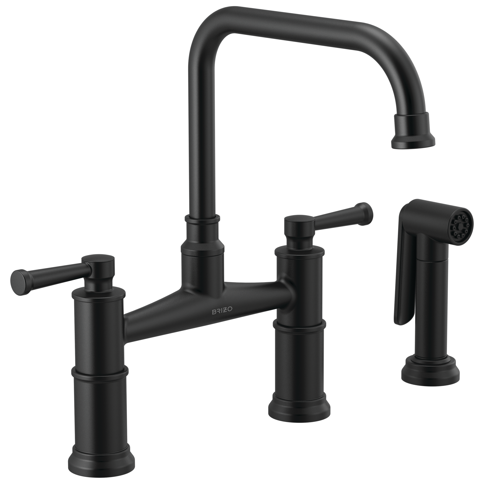 Brizo Artesso Bridge Faucet with Side Sprayer