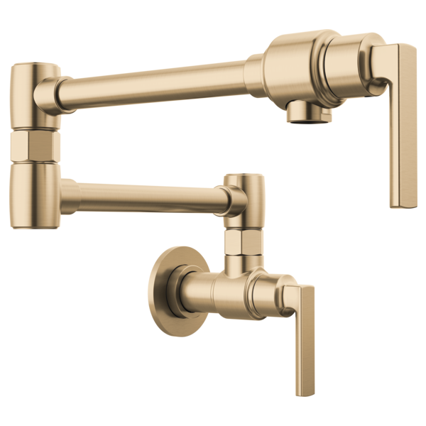 Brizo Kintsu Wall Mount Pot Filler with Lever Handle
